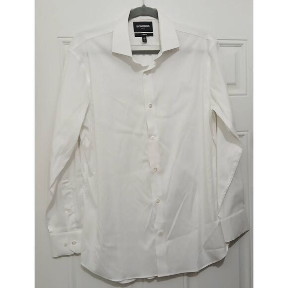 Bonobos mens small button down shirt gray white lot of 2 longsleeve - Picture 2 of 9